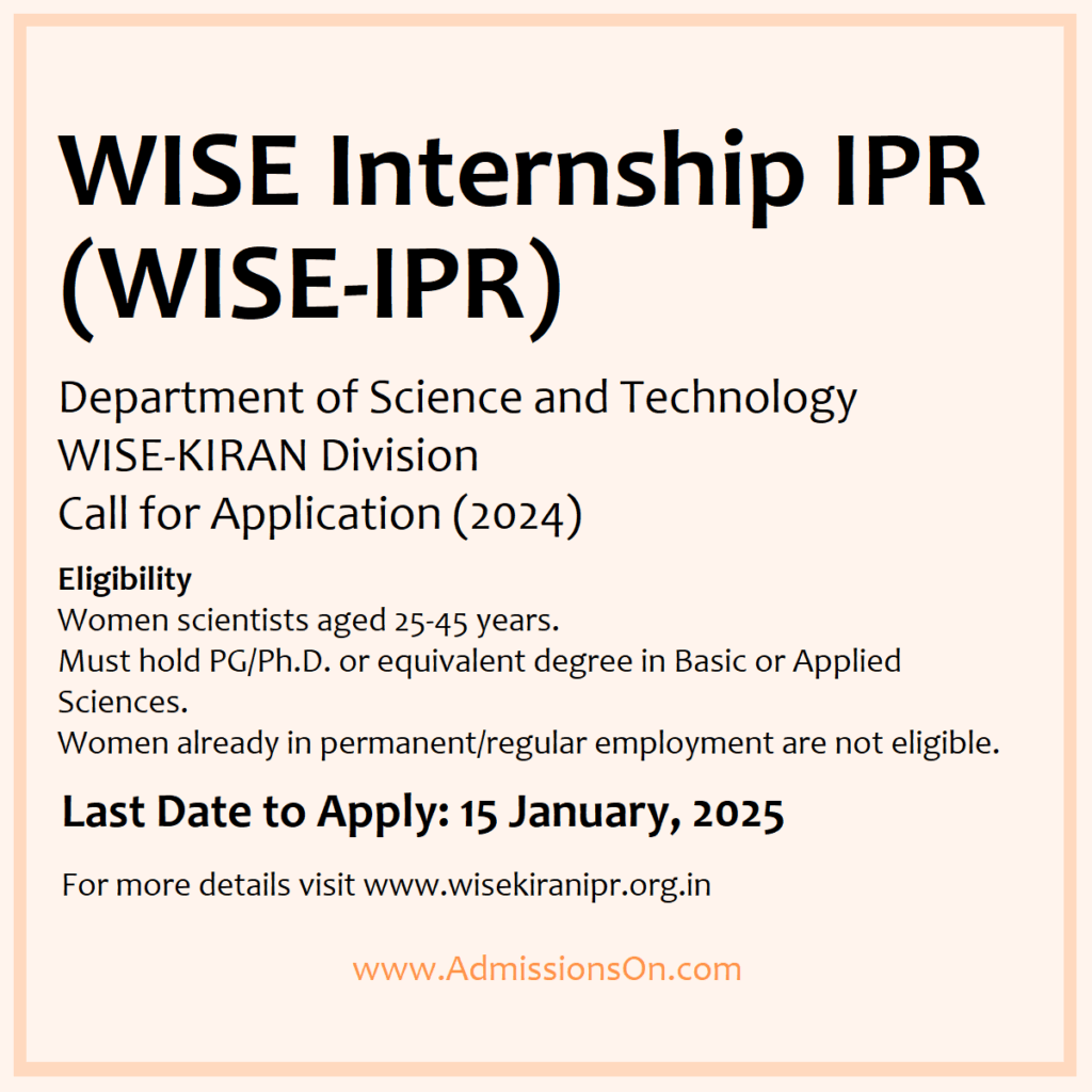 WISE Internship 2024